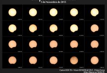 Eclipse Solar Parcial - 3 de Novembro de 2013